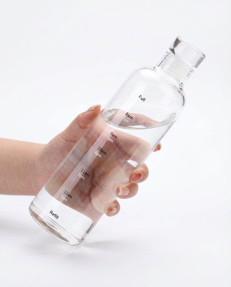 ClearSip Glass Water Bottle